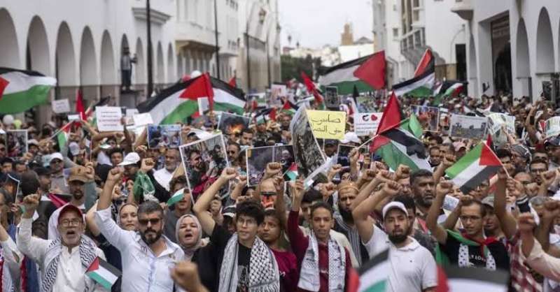 تظاهرات لدعم فلسطين