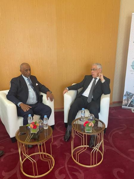 النائب العام يبحث مع نظيره السوداني تعزيز التعاون وأوجة التعاون المشترك