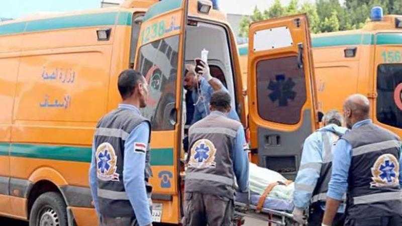 إصابة 11 شخصًا في حادث تصادم على محور الضبعة