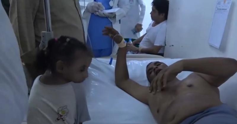 جرحى العدوان الإسرائيلي على ميناء الحديدة 