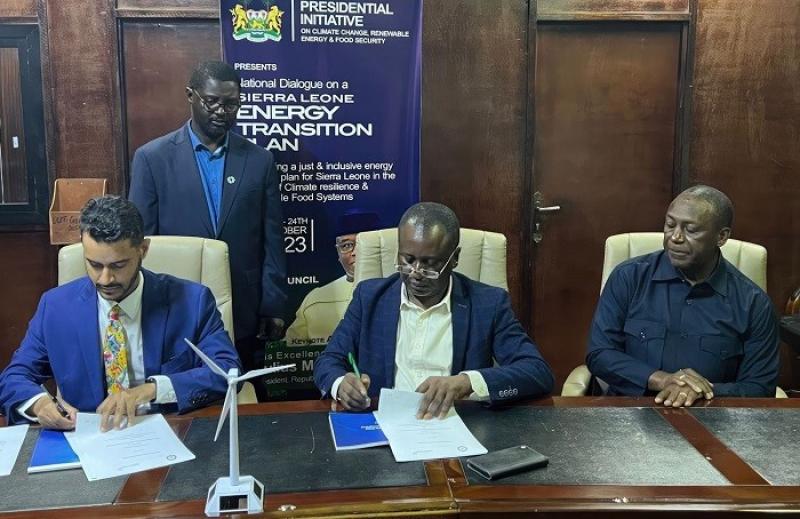 تعاون بين إنفنيتي باور ودولة سيراليون لتنفيذ مشروعات طاقة متجددة بقدرة 1 جيجاوات