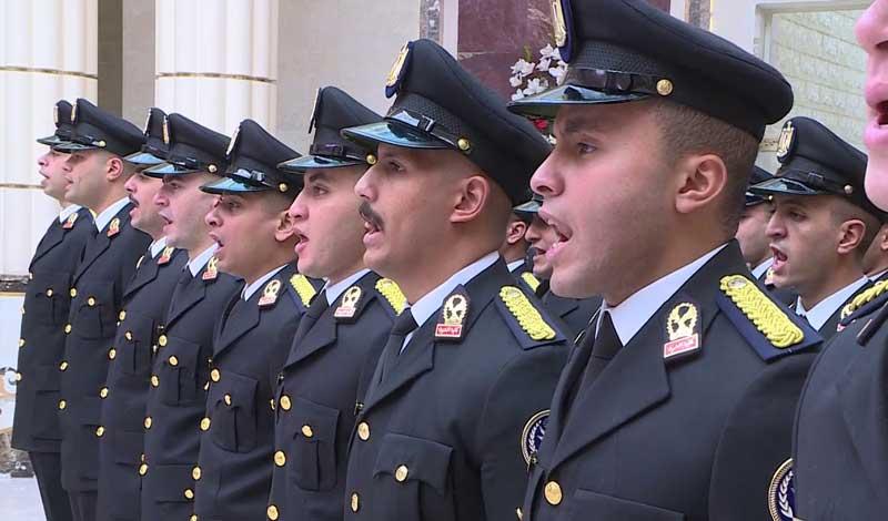 طلاب بأكاديمية الشرطة