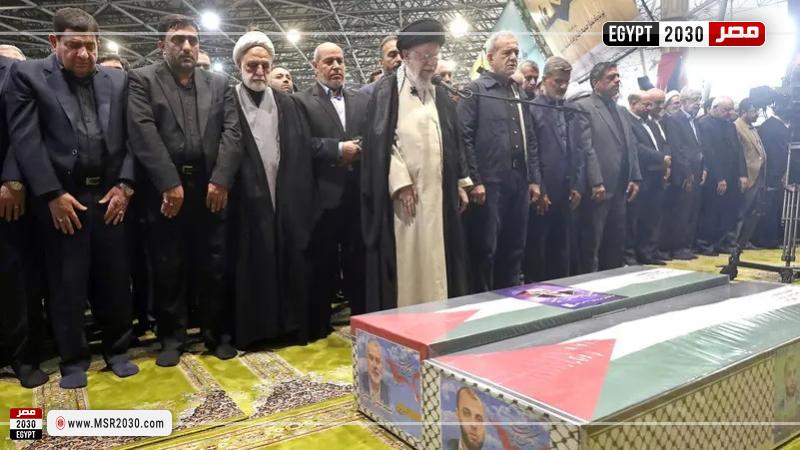 عقد صلاة الجنازة على هنية