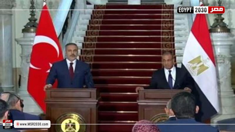 زيارة وزير الخارجية التركي لمصر