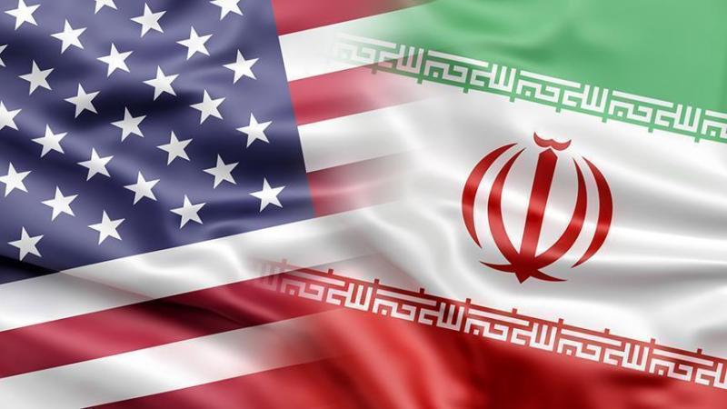 علم إيران وأمريكا