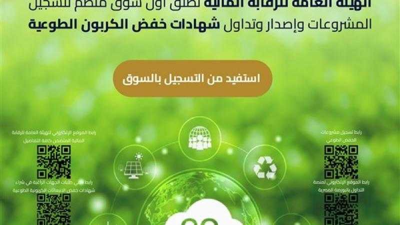 «الرقابة المالية» تنتهي من متطلبات تدشين أول سوق طوعية للكربون