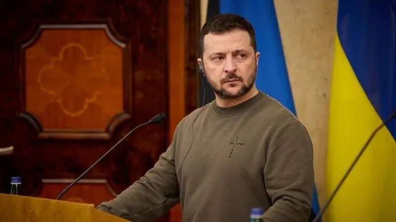  الرئيس الأوكراني فولوديمير زيلينسكي