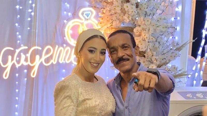محمد شيبا يحتفل بخطوبة ابنته على شاب من خارج الوسط الفني