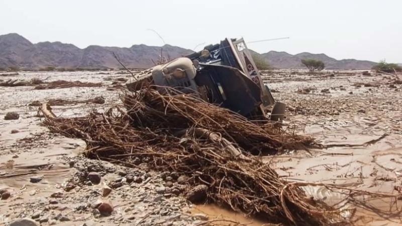 انهيار سد أربعات في السودان