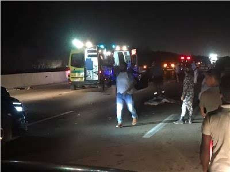 حادث طريق الفيوم الصحراوى 