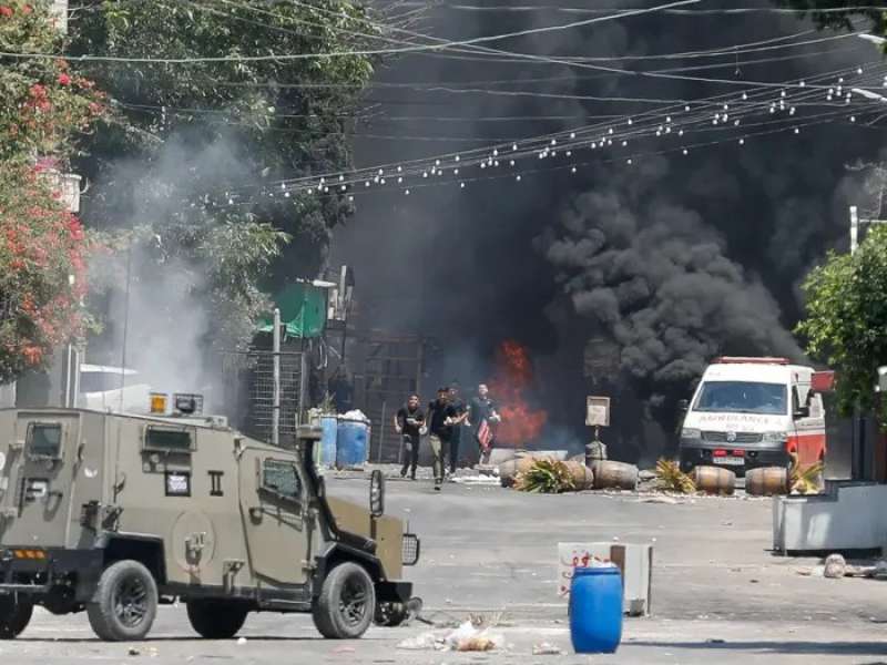 مواجهات بين جيش الاحتلال والفلسطينيين