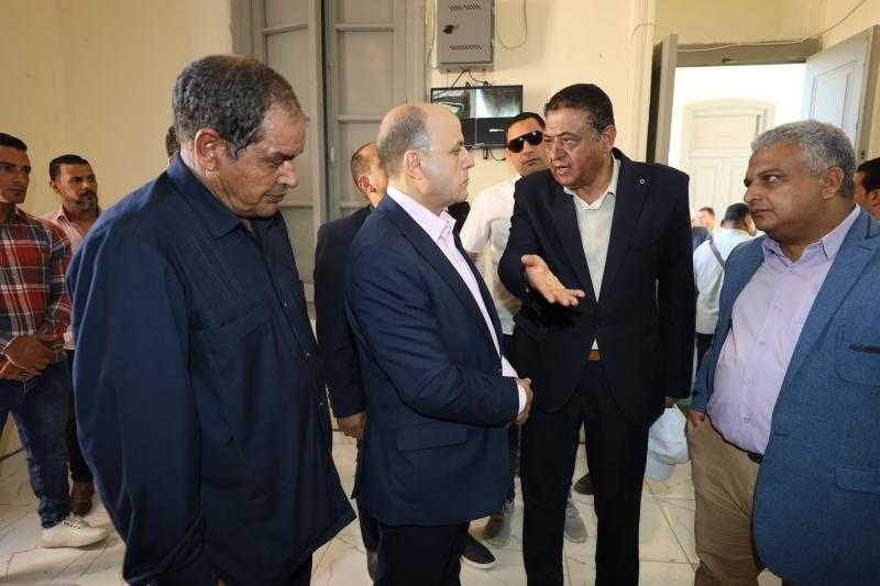 علاء عبدالمعطي يتفقد ‏وحدة علف ميت علوان بعاصمة المحافظة