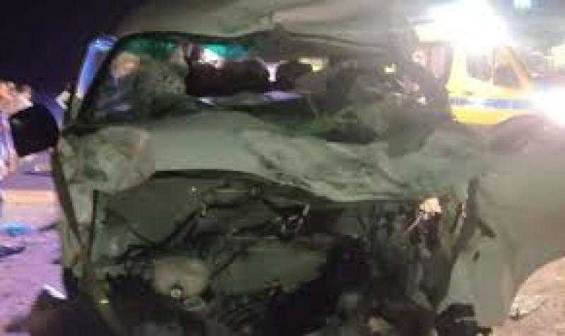 مصرع وإصابة 6 أشخاص في حادث تصادم بأسوان