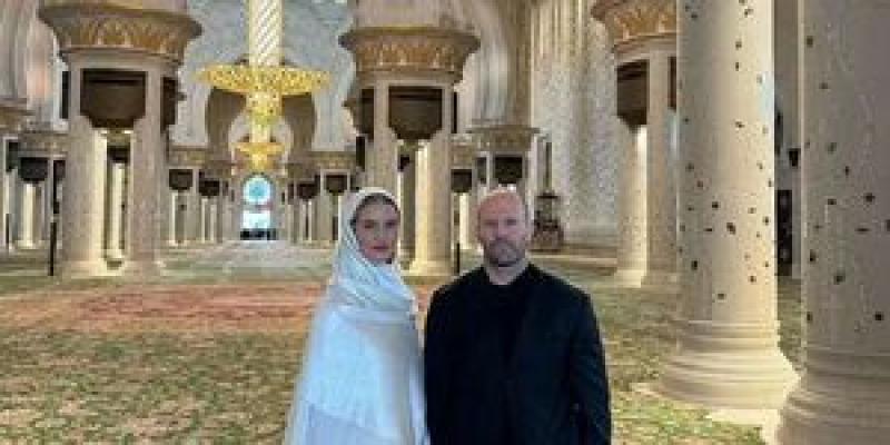 جيسون ستاثام وخطيبته 