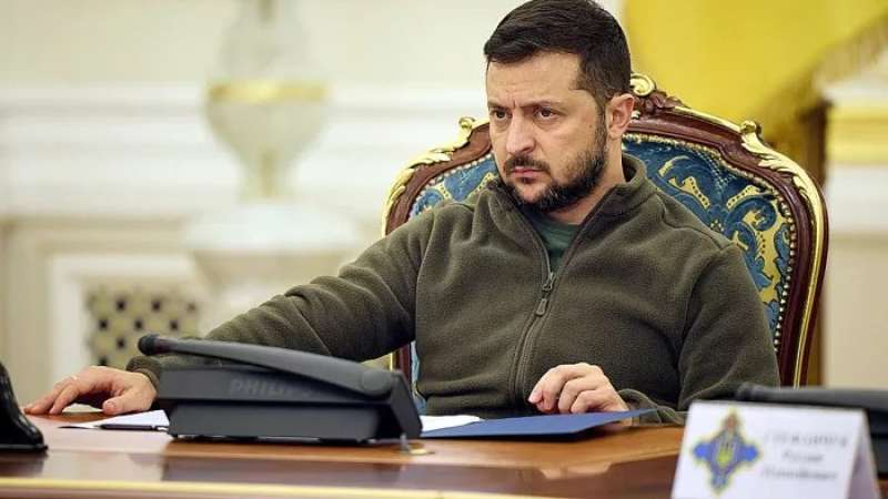 الرئيس الأوكراني فلاديمير زيلنيسكي