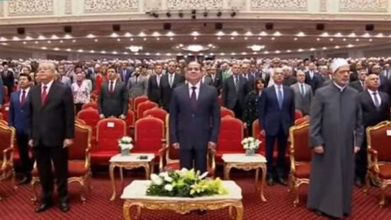 احتفالية سابقة بحضور الرئيس السيسي