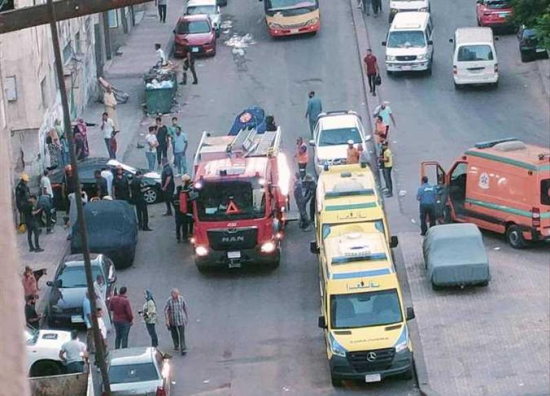  انهيار عقار غرب الإسكندرية 