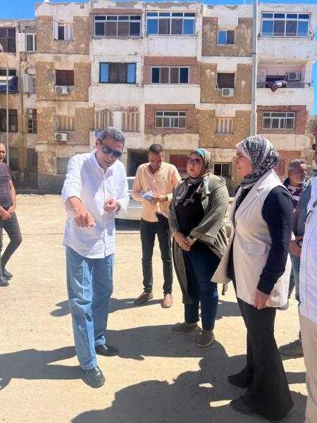 محافظ السويس يتفقد بعض المواقع بنطاق حي فيصل لدفع عجلة العمل في المشروعات الحالية