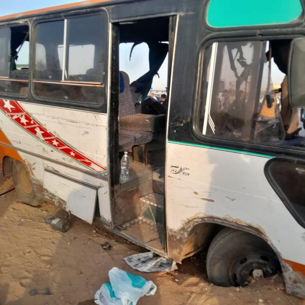  حادث مرورى بطريق إسماعيلية الصحراوى 
