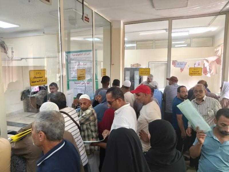 إقبال كثيف من المواطنين على المركز التكنولوجي لإنهاء إجراءات التصالح  بمركز ومدينة الإسماعيلية