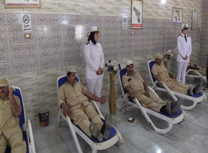 حملة للتبرع بالدم بمديرية أمن الشرقية