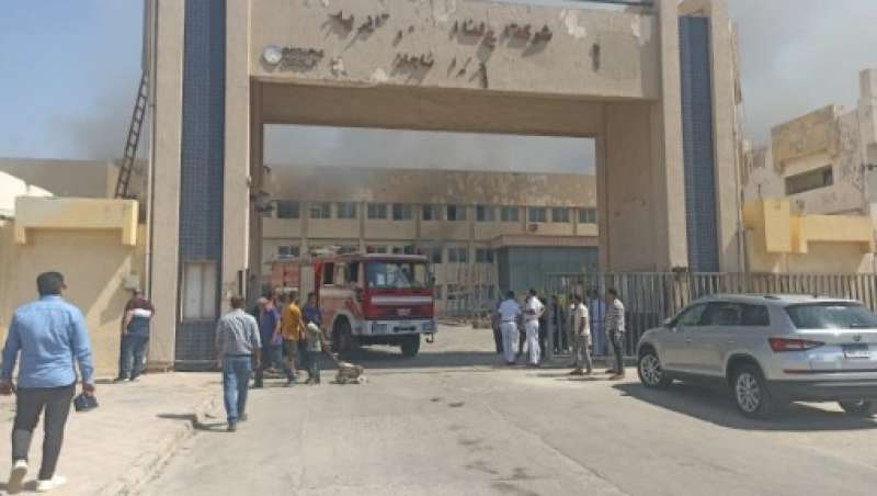 حريق مصنع 
