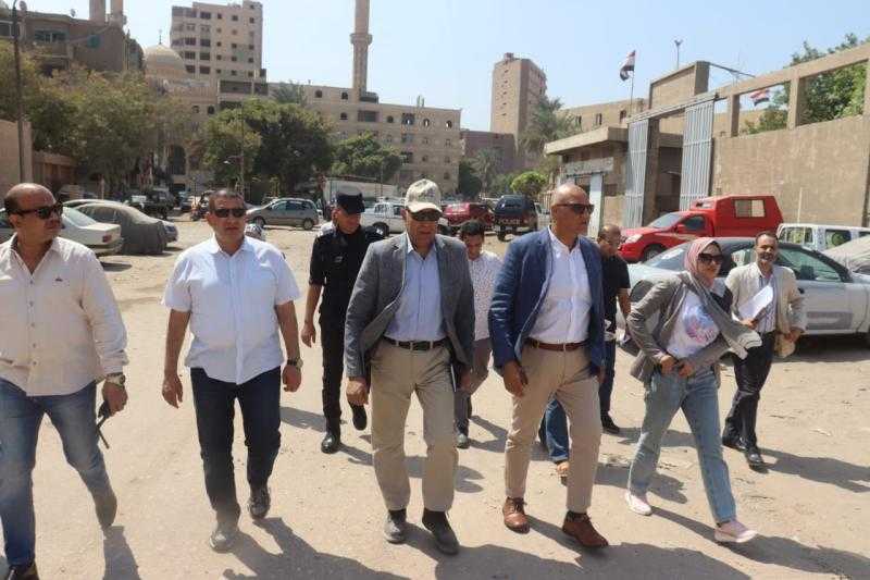محافظ القليوبية ورئيس جهاز تعمير القاهرة الكبري يتفقدا اعمال تطوير شارع الرشاح ليكون محور مروري لطريق ترعه الاسماعيلية