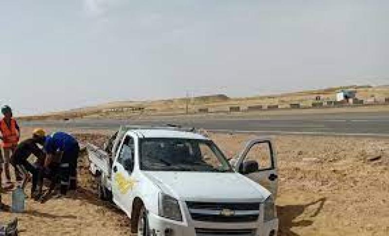 انقلاب سيارة ربع نقل 