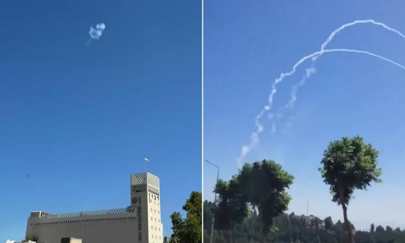 رشقة صاروخية