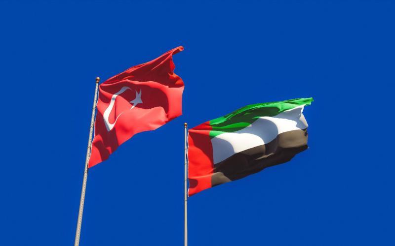 علم تركيا والإمارات