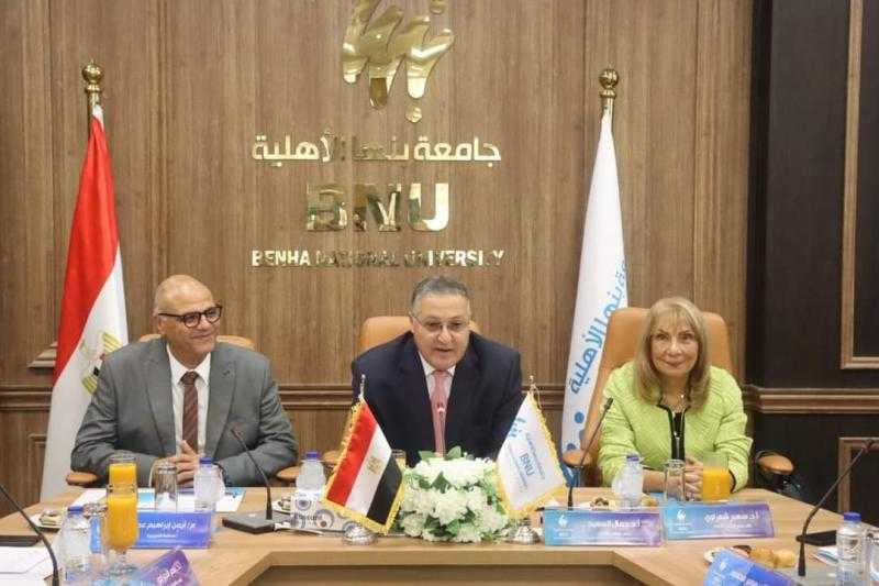 محافظ القليوبية: الاستفادة من كوادر الجامعة العلمية لتطوير المناطق الصناعية