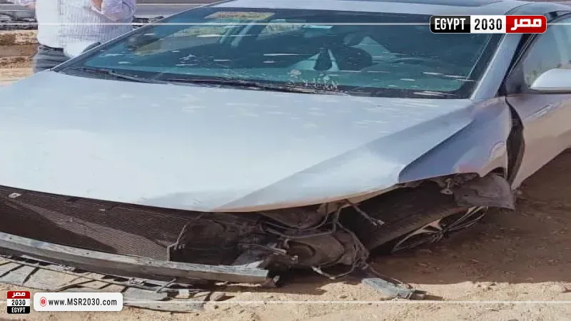 حادث سيارتين ملاكي