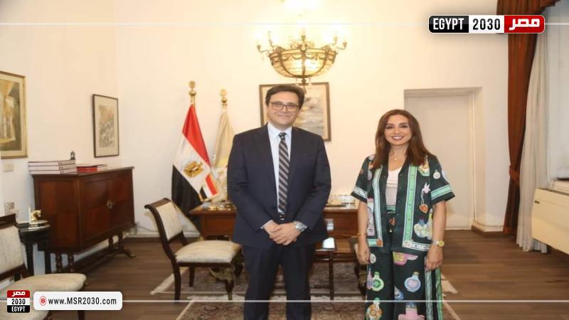 أنغام مع وزير الثقافة