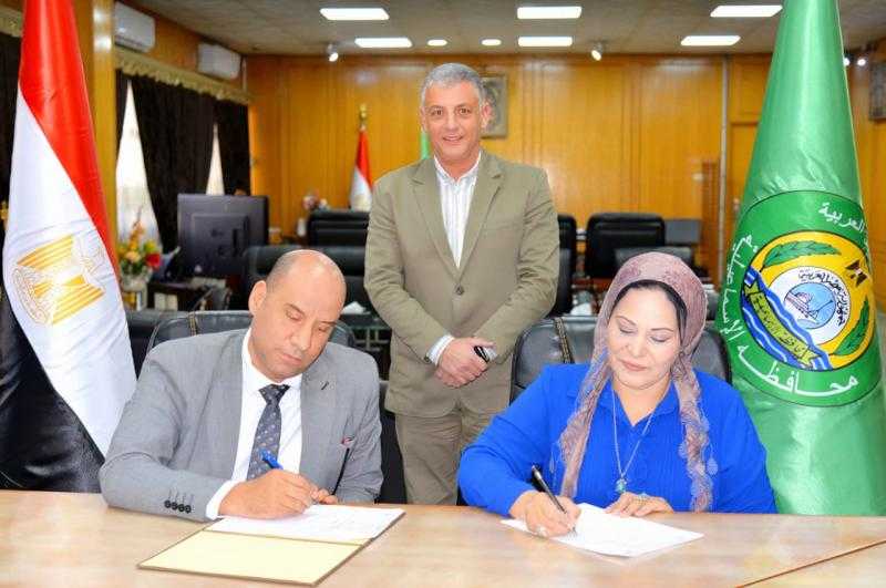 توقيع بروتوكول تعاون بين مديرية العمل والتعليم الفني بالإسماعيلية