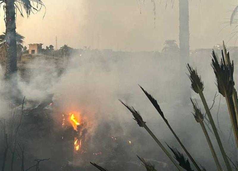 حريق بمحيط معبد الكرنك بالأقصر.. اعرف التفاصيل