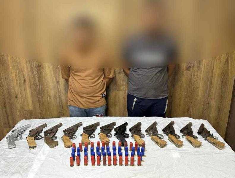 ضبط عنصرين إجراميين ببنى سويف للاتجار بالأسلحة النارية
