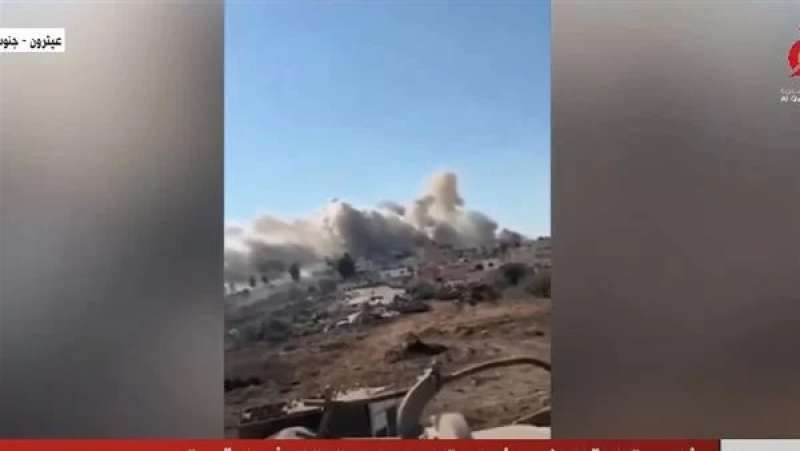 مشاهد متداولة لنسف جيش الاحتلال عددا من المنازل