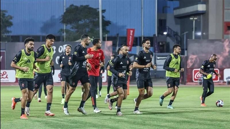 تفاصيل مران الأهلي استعدادا لمواجهة سيراميكا في الدوري الممتاز