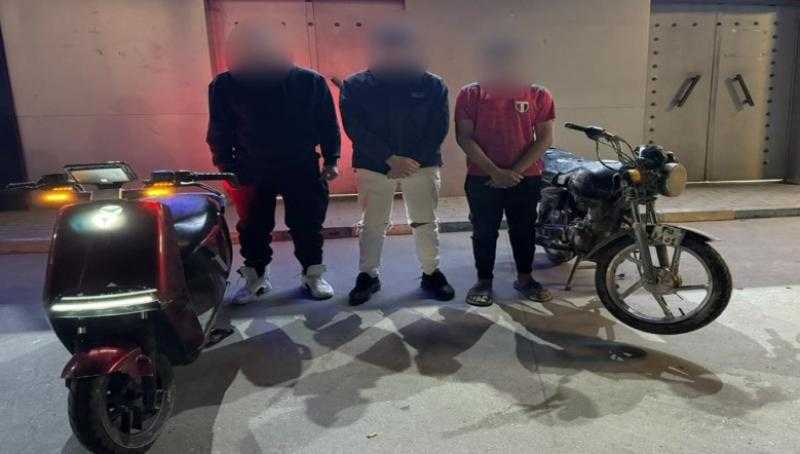 ضبط تشكيل عصابي لسرقة الدراجات النارية بالاسكندرية