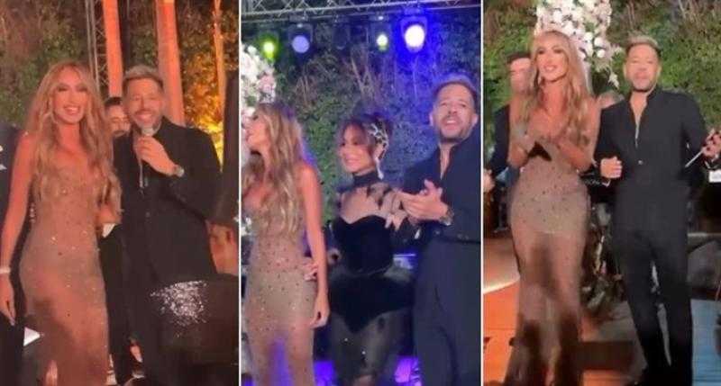 محمد حماقي ومايا دياب يحييان حفل زفاف ابنة بسمة وهبة