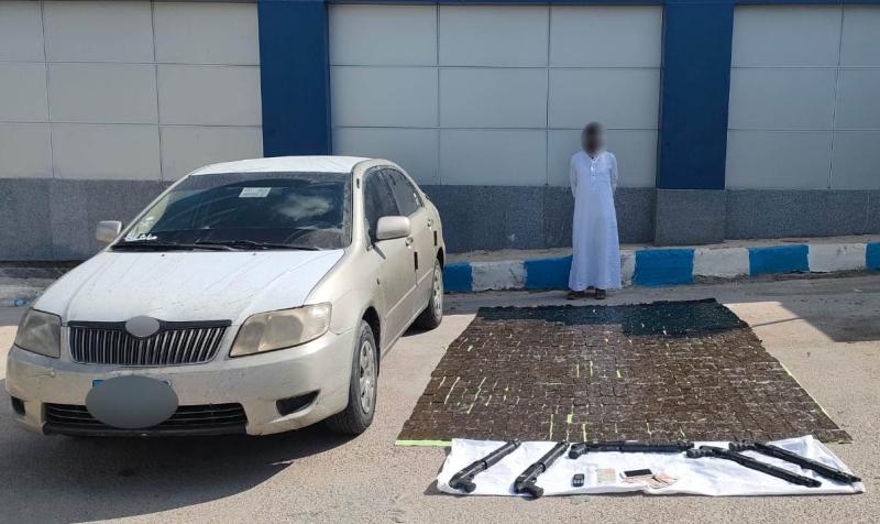 المتهم بحوزة مخدر الحشيش 