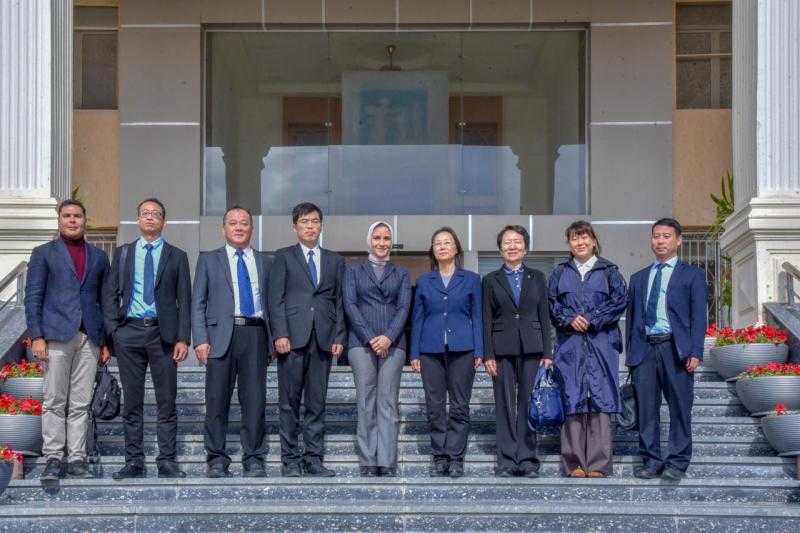 نائب محافظة الإسكندرية تستقبل وفداً صينياً  بمدينة هايكو الصينية
