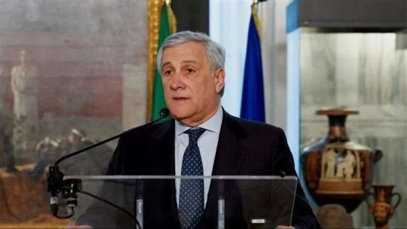 وزير الخارجية الإيطالي أنطونيو تاجاني