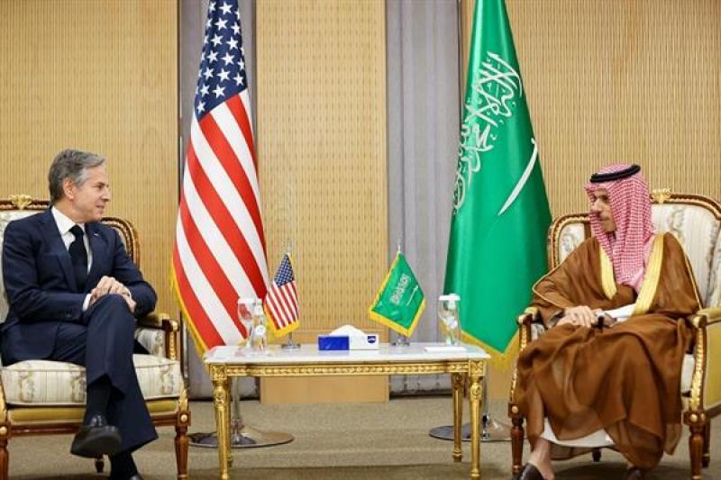 وزير خارجية السعودية ونظيره الأمريكي