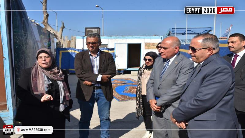 محافظ بورسعيد ورئيس جهاز تعمير سيناء