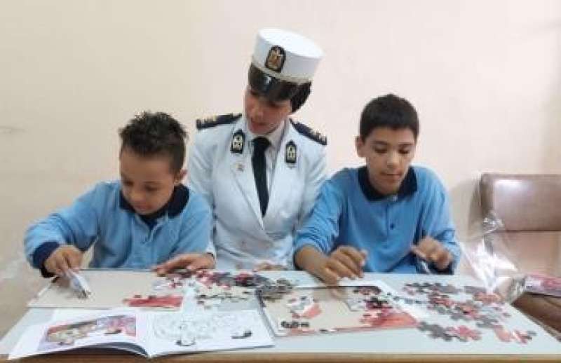 جانب من احتفال وزارة الداخلية باليوم العالمي لحقوق الطفل
