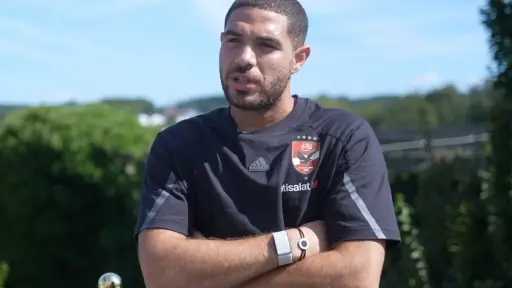 حمزة علاء: سعيد بعودتي للمشاركة مع الأهلي ودعم الجماهير وسام على صدري