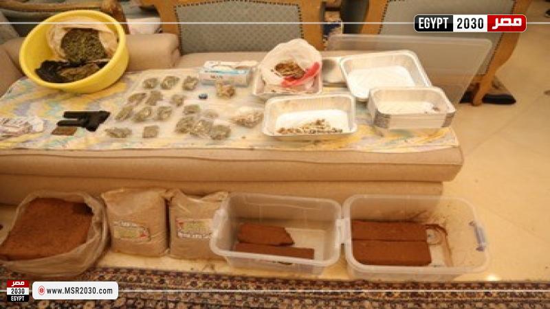 ضبط مزرعة لزراعة فطر
