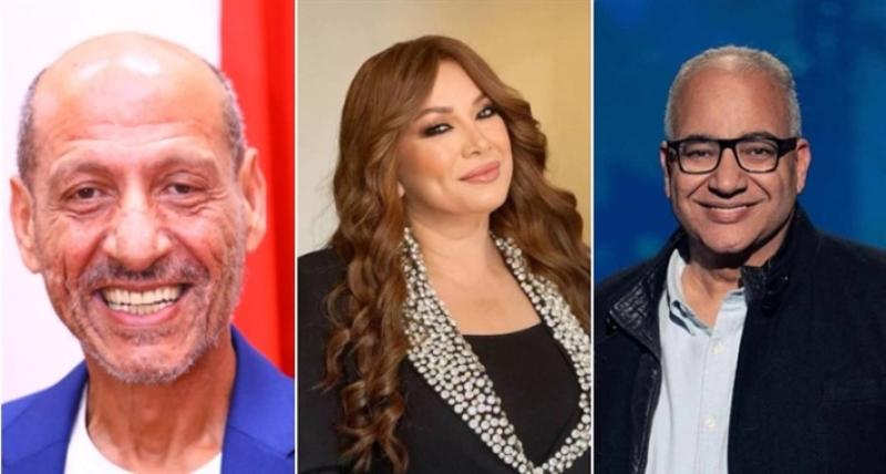 بيومي فؤاد وانتصار  و رشدي الشامي 