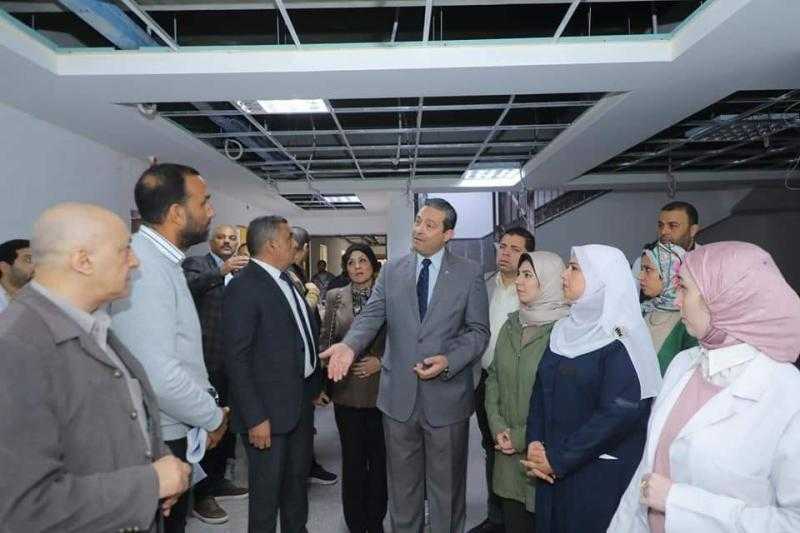 محافظ دمياط يتفقد مستشفى الأمراض النفسية وعلاج الإدمان بدمياط الجديدة